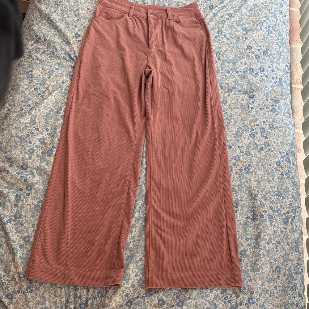 SHEIN Women's Straight Leg Pants in Rust